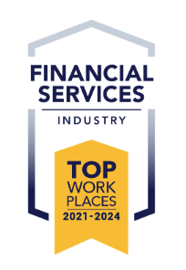 Top Work Places Award 2021-2024 for the Financial Services Industry